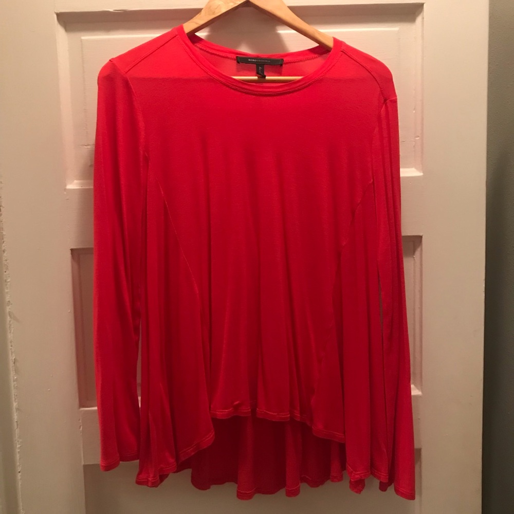 BCBG Hot Pink Blouse